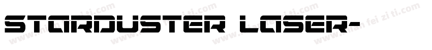 Starduster Laser字体转换